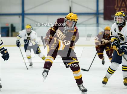 Thumbnail 2 in Loyola Gold vs Glenbrook South (SHL Round 1 Playoff) photogallery.