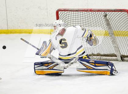 Thumbnail 3 in Loyola Gold vs Glenbrook South (SHL Round 1 Playoff) photogallery.