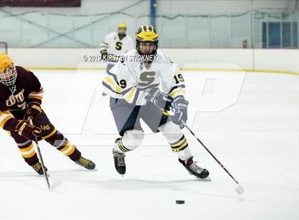 Thumbnail 2 in Loyola Gold vs Glenbrook South (SHL Round 1 Playoff) photogallery.