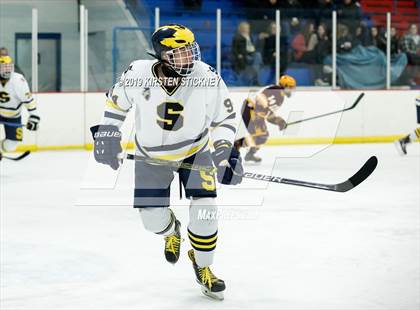 Thumbnail 1 in Loyola Gold vs Glenbrook South (SHL Round 1 Playoff) photogallery.