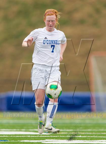 Thumbnail 1 in  Academy of the Holy Cross vs Bishop O'Connell (WCAC Semifinal) photogallery.