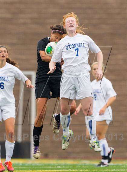 Thumbnail 1 in  Academy of the Holy Cross vs Bishop O'Connell (WCAC Semifinal) photogallery.