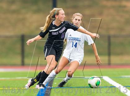 Thumbnail 3 in  Academy of the Holy Cross vs Bishop O'Connell (WCAC Semifinal) photogallery.