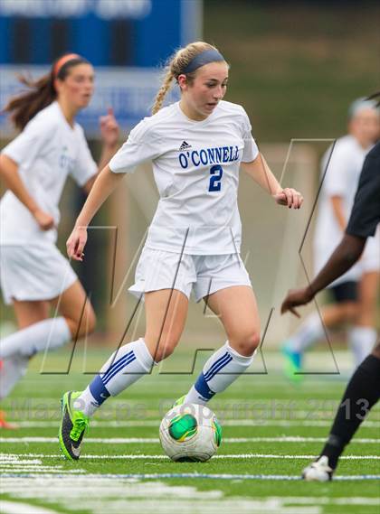 Thumbnail 1 in  Academy of the Holy Cross vs Bishop O'Connell (WCAC Semifinal) photogallery.