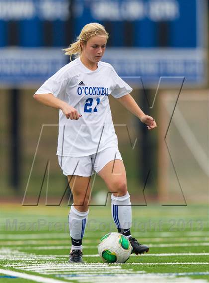 Thumbnail 3 in  Academy of the Holy Cross vs Bishop O'Connell (WCAC Semifinal) photogallery.