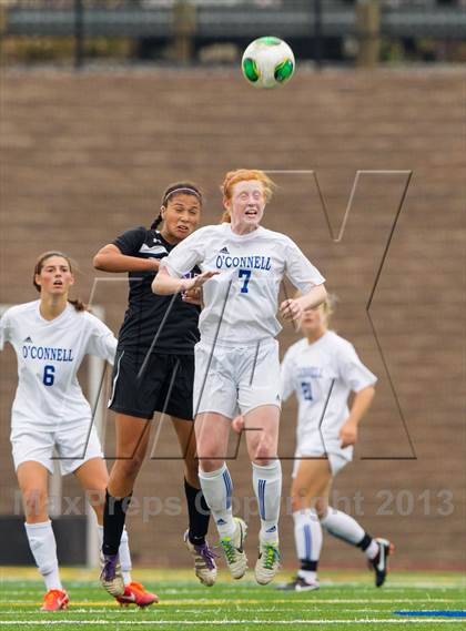 Thumbnail 3 in  Academy of the Holy Cross vs Bishop O'Connell (WCAC Semifinal) photogallery.