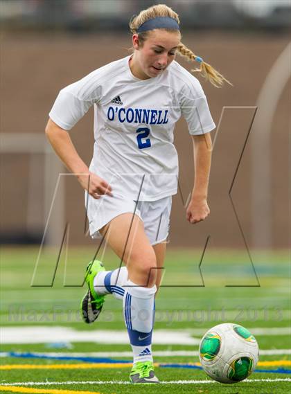 Thumbnail 2 in  Academy of the Holy Cross vs Bishop O'Connell (WCAC Semifinal) photogallery.