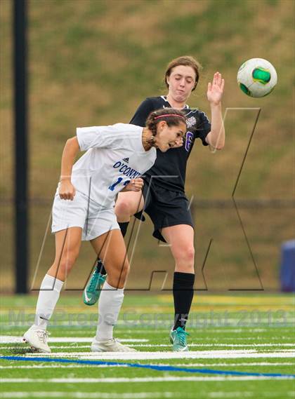 Thumbnail 3 in  Academy of the Holy Cross vs Bishop O'Connell (WCAC Semifinal) photogallery.