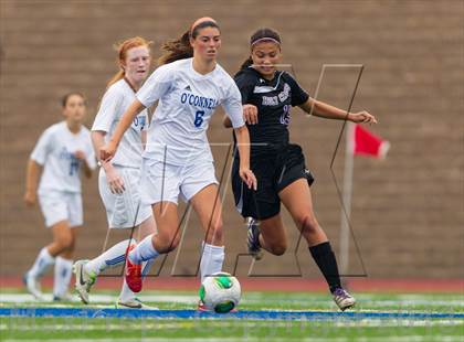 Thumbnail 2 in  Academy of the Holy Cross vs Bishop O'Connell (WCAC Semifinal) photogallery.