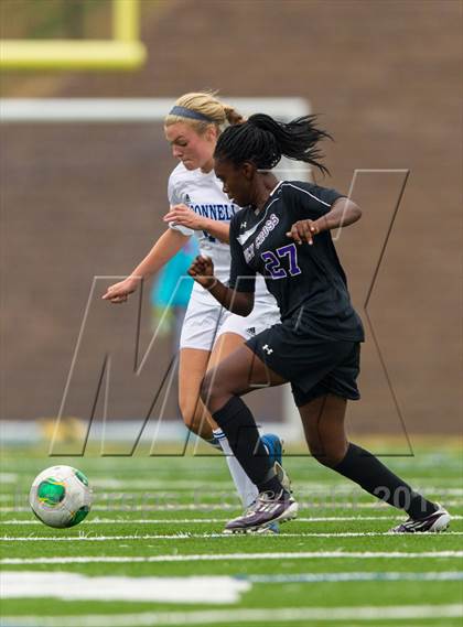 Thumbnail 1 in  Academy of the Holy Cross vs Bishop O'Connell (WCAC Semifinal) photogallery.