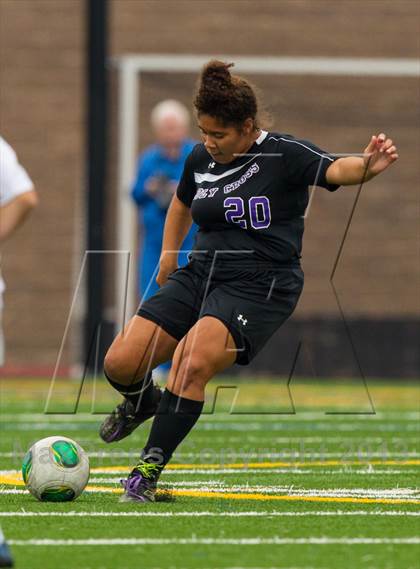 Thumbnail 3 in  Academy of the Holy Cross vs Bishop O'Connell (WCAC Semifinal) photogallery.