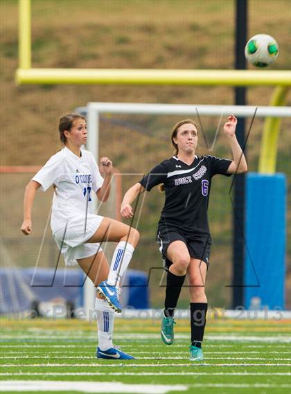 Thumbnail 2 in  Academy of the Holy Cross vs Bishop O'Connell (WCAC Semifinal) photogallery.