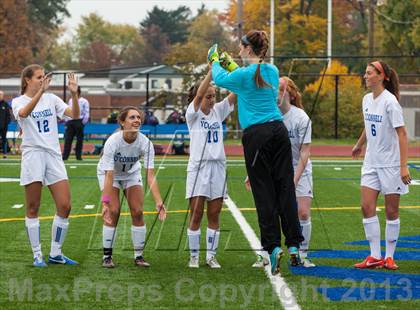 Thumbnail 1 in  Academy of the Holy Cross vs Bishop O'Connell (WCAC Semifinal) photogallery.