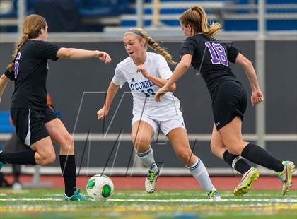 Thumbnail 3 in  Academy of the Holy Cross vs Bishop O'Connell (WCAC Semifinal) photogallery.