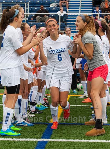 Thumbnail 2 in  Academy of the Holy Cross vs Bishop O'Connell (WCAC Semifinal) photogallery.