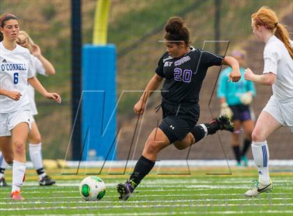 Thumbnail 2 in  Academy of the Holy Cross vs Bishop O'Connell (WCAC Semifinal) photogallery.