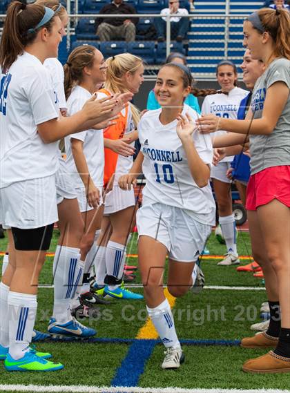 Thumbnail 1 in  Academy of the Holy Cross vs Bishop O'Connell (WCAC Semifinal) photogallery.