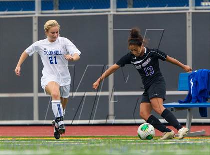 Thumbnail 2 in  Academy of the Holy Cross vs Bishop O'Connell (WCAC Semifinal) photogallery.