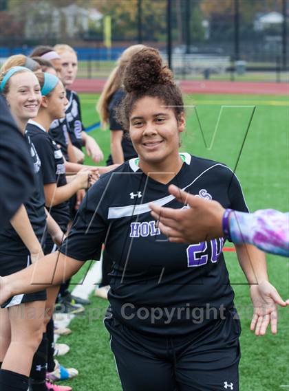 Thumbnail 1 in  Academy of the Holy Cross vs Bishop O'Connell (WCAC Semifinal) photogallery.