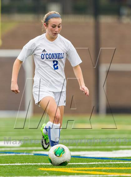 Thumbnail 2 in  Academy of the Holy Cross vs Bishop O'Connell (WCAC Semifinal) photogallery.
