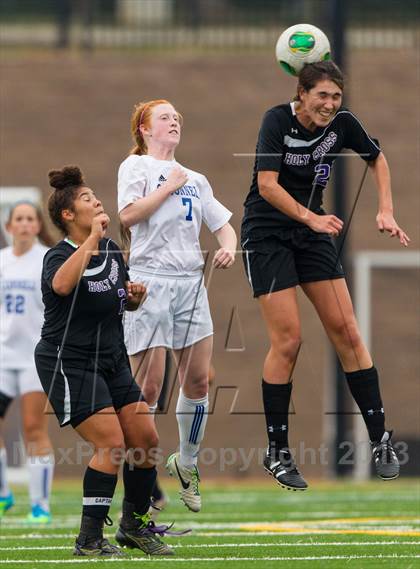 Thumbnail 2 in  Academy of the Holy Cross vs Bishop O'Connell (WCAC Semifinal) photogallery.