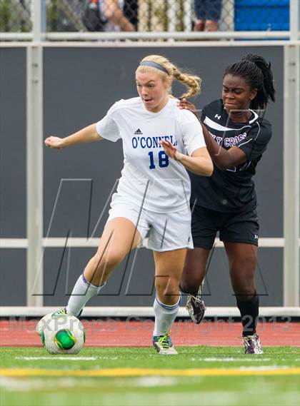 Thumbnail 1 in  Academy of the Holy Cross vs Bishop O'Connell (WCAC Semifinal) photogallery.