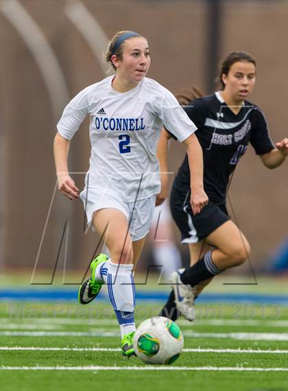Thumbnail 2 in  Academy of the Holy Cross vs Bishop O'Connell (WCAC Semifinal) photogallery.