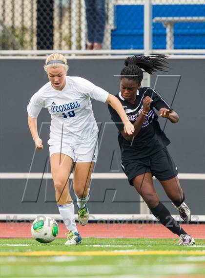 Thumbnail 2 in  Academy of the Holy Cross vs Bishop O'Connell (WCAC Semifinal) photogallery.