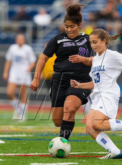 Thumbnail 2 in  Academy of the Holy Cross vs Bishop O'Connell (WCAC Semifinal) photogallery.
