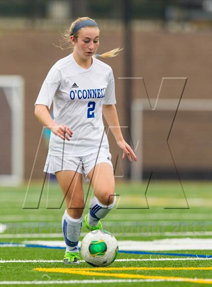 Thumbnail 3 in  Academy of the Holy Cross vs Bishop O'Connell (WCAC Semifinal) photogallery.