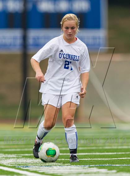 Thumbnail 2 in  Academy of the Holy Cross vs Bishop O'Connell (WCAC Semifinal) photogallery.