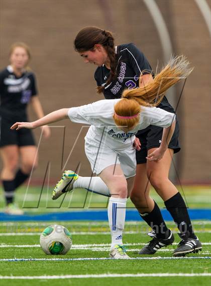 Thumbnail 1 in  Academy of the Holy Cross vs Bishop O'Connell (WCAC Semifinal) photogallery.