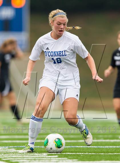 Thumbnail 2 in  Academy of the Holy Cross vs Bishop O'Connell (WCAC Semifinal) photogallery.