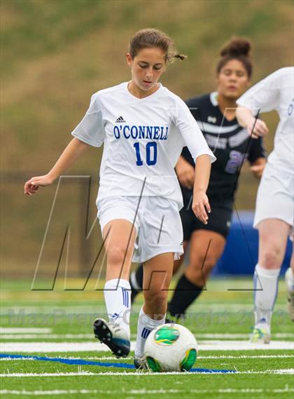 Thumbnail 3 in  Academy of the Holy Cross vs Bishop O'Connell (WCAC Semifinal) photogallery.