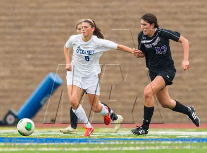 Thumbnail 2 in  Academy of the Holy Cross vs Bishop O'Connell (WCAC Semifinal) photogallery.