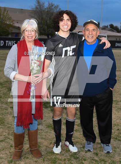 Thumbnail 2 in Glendale Prep Academy @ Northwest Christian (Senior Night) photogallery.
