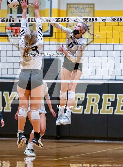 Thumbnail 1 in Holly Springs vs Gray's Creek (NCHSAA 4A - Second Round) photogallery.