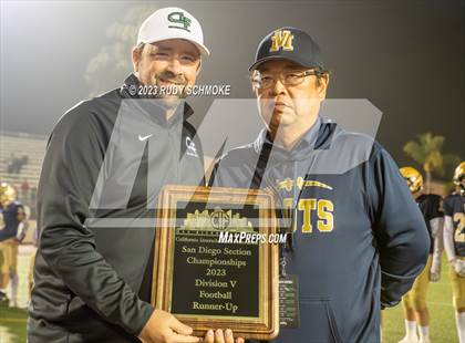 Thumbnail 2 in Vincent Memorial vs. Sweetwater (CIF SD Div.5 Section Finals) photogallery.