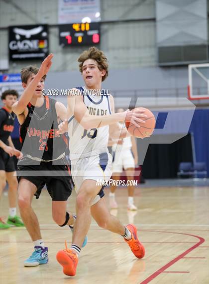 Thumbnail 2 in Mt. Blue vs. Gardiner (Capital City Hoops Classic) photogallery.