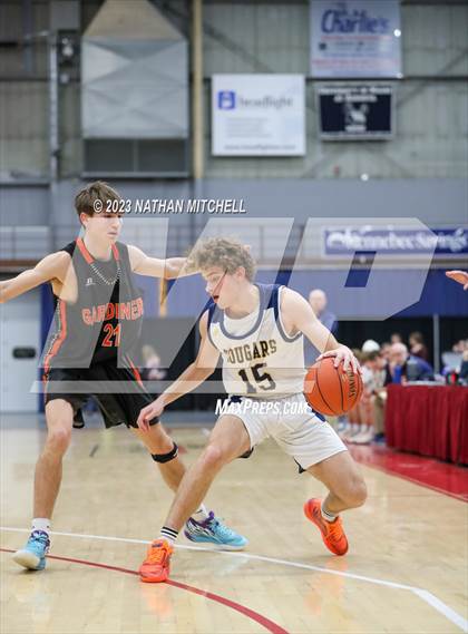 Thumbnail 2 in Mt. Blue vs. Gardiner (Capital City Hoops Classic) photogallery.