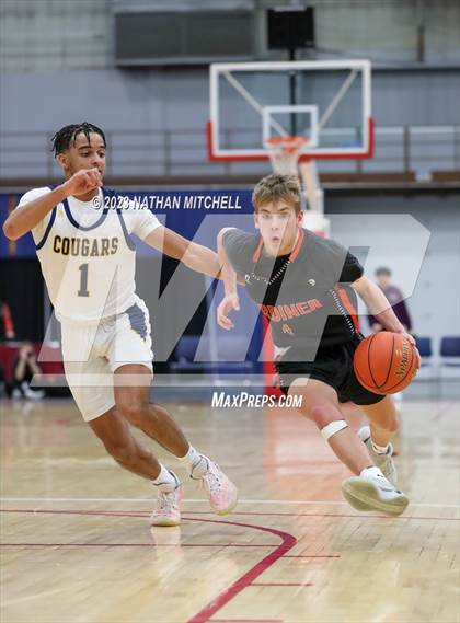Thumbnail 2 in Mt. Blue vs. Gardiner (Capital City Hoops Classic) photogallery.