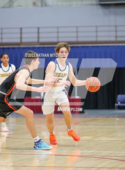 Thumbnail 2 in Mt. Blue vs. Gardiner (Capital City Hoops Classic) photogallery.