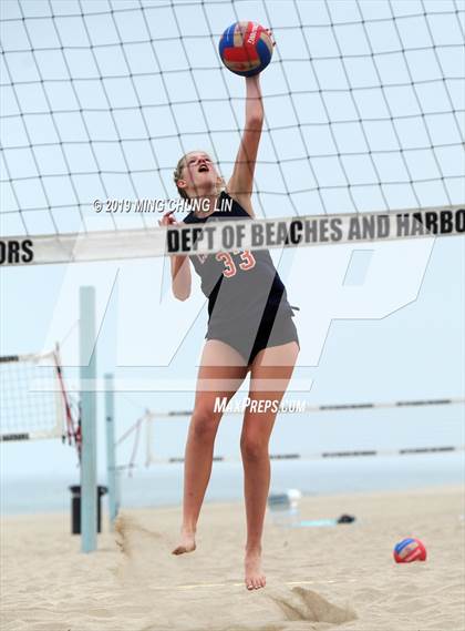 Thumbnail 3 in Mira Costa vs. Chaminade (IBVL Southern Pacific Quarterfinal) photogallery.