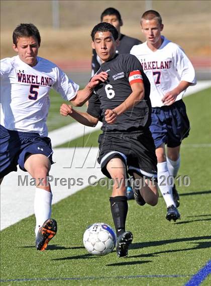 Thumbnail 2 in Wakeland vs Hillcrest (Little Elm Invitational) photogallery.