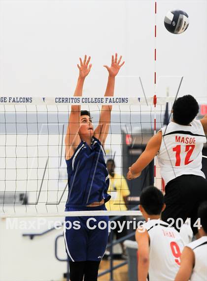 Thumbnail 2 in Saddleback Valley Christian vs. Garden Grove (CIF SS D5 Final) photogallery.