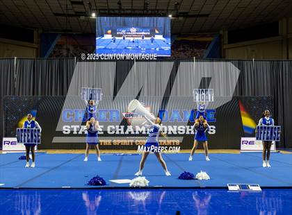 Thumbnail 3 in Mesquite - Cheer (AIA Division III Prelims) photogallery.