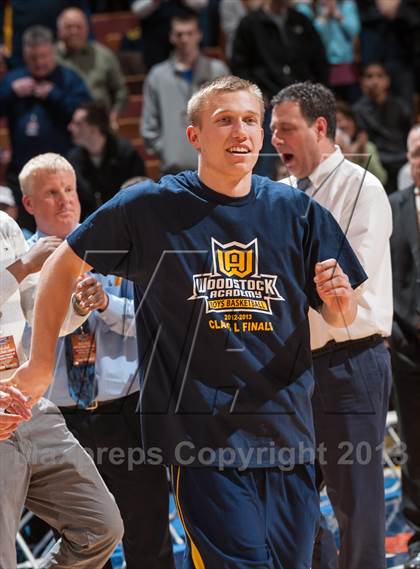 Thumbnail 2 in Woodstock Academy vs. Trinity Catholic (CIAC Class L Final) photogallery.