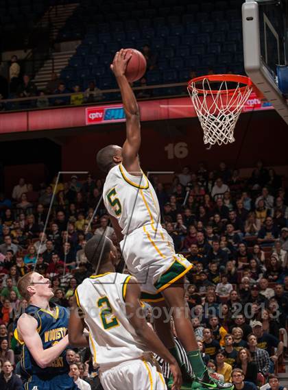 Thumbnail 2 in Woodstock Academy vs. Trinity Catholic (CIAC Class L Final) photogallery.