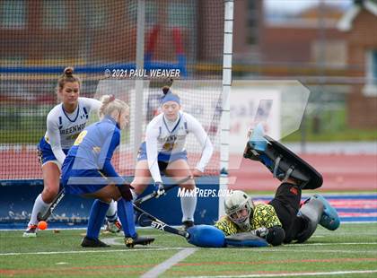 Thumbnail 2 in Line Mountain vs Greenwood (PIAA Class 1A Quarterfinal) photogallery.