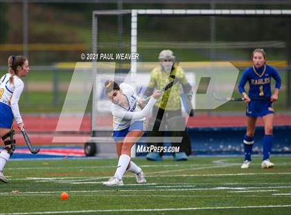 Thumbnail 2 in Line Mountain vs Greenwood (PIAA Class 1A Quarterfinal) photogallery.